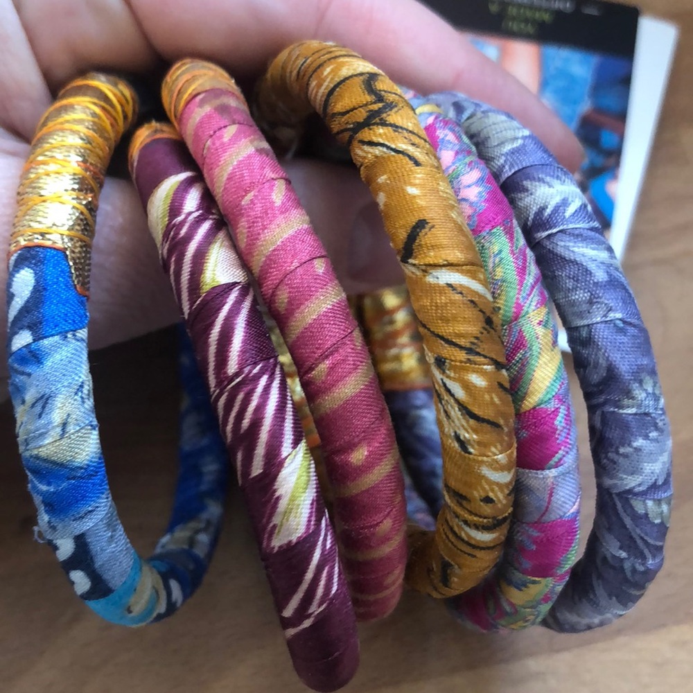 Six beautiful bangle bracelet